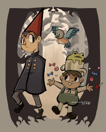 Over the garden